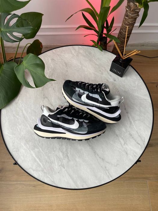 ТОПОВА ЯКІСТЬ‼️Nike Vaporwaffle Sacai Black White(Сірі) Найк,сакаі,sac
