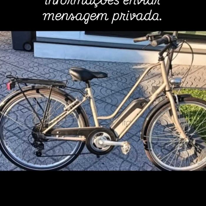 Bicicleta elétrica de senhora