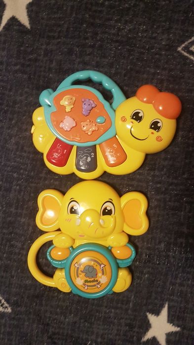 Музыкальные погремушки, развивающее музыкальное пианино