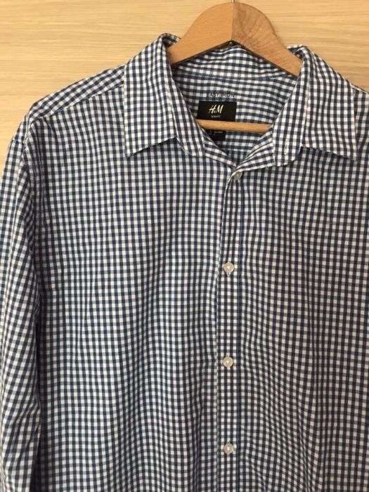 Męska koszula w kratkę L H&M