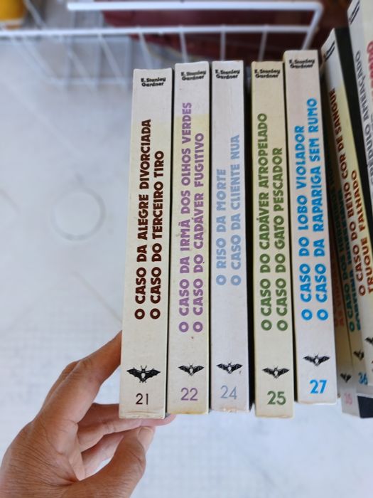 Lote de livros de mistério