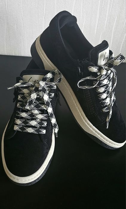 Чорні замшеві кросівки Giuseppe Zanotti