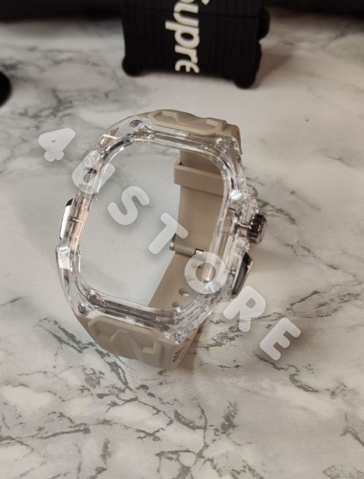 Ремешок бампер Luxury на Apple Watch Ultra 49 ремінець кейс браслет