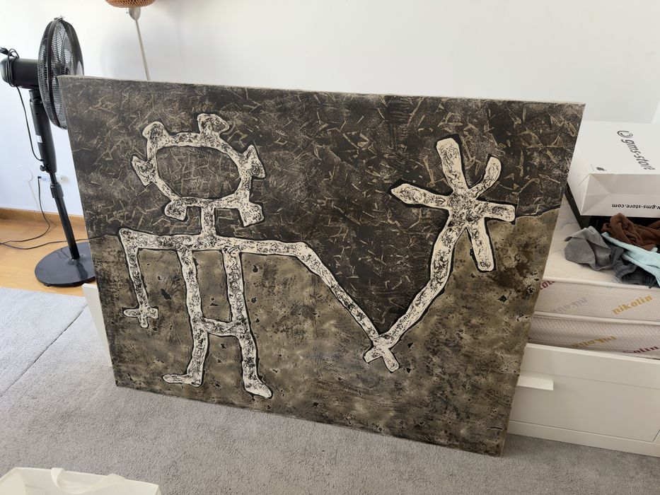 Quadro com 140cm largura por 110 de altura