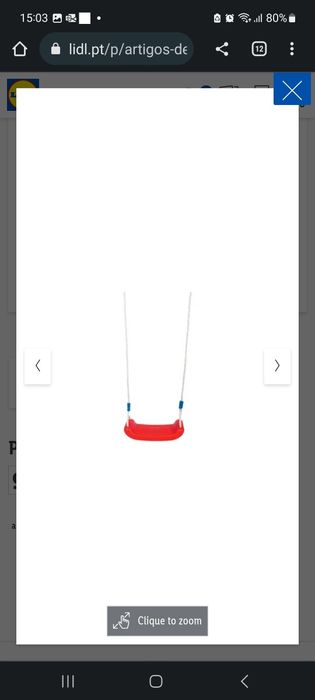 Vendo peça de baloiço novas e embaladas