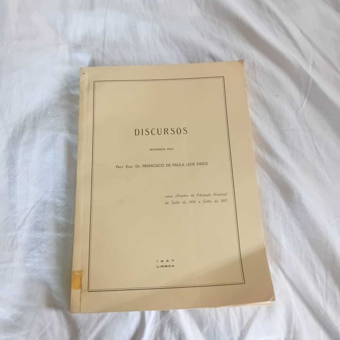 Discursos de Francisco de Paula Leite Pinto