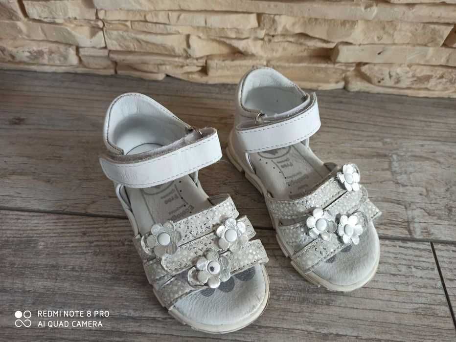 Sandały dziewczęce rozm. 21 Lasocki skóra naturalna