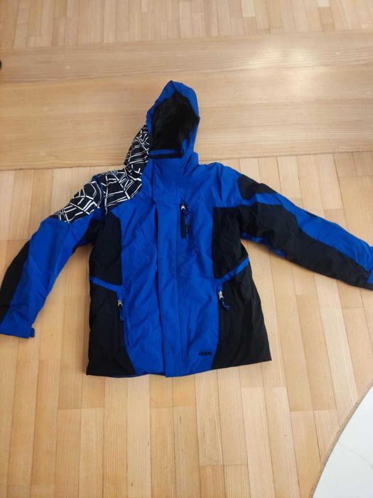 Kurtka Narciarska na 16 Latka Niebieska Spyder