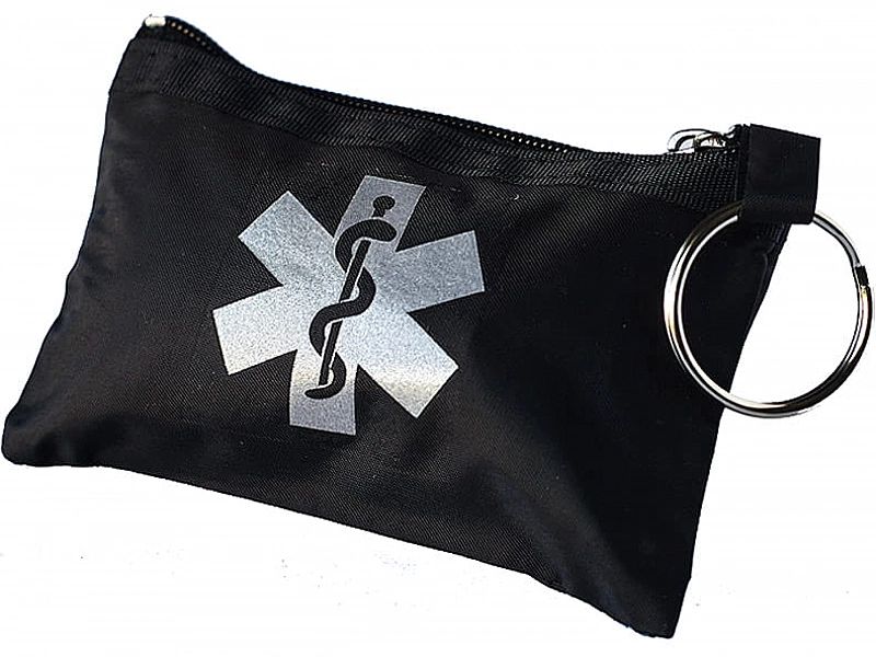 Apteczka / brelok Cpr Ratownictwo Medyczne - czarny odblask