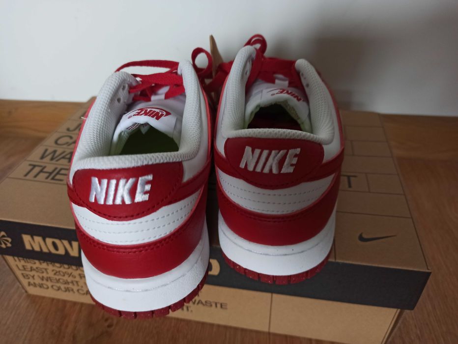 Nike Dunk Low Next Nature White Gym Red  roz. 40 / 25,5 cm DN1431.-101
