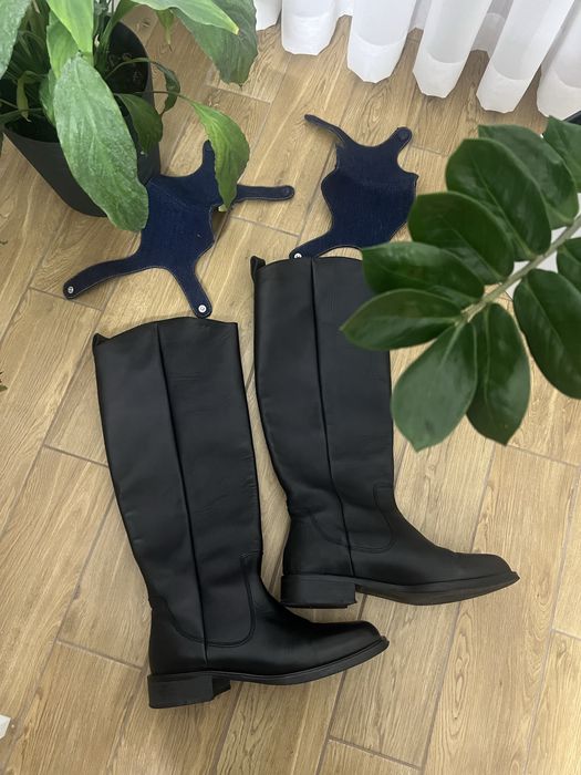 Шкіряні чоботи в жокейському стилі EU38 Reserved