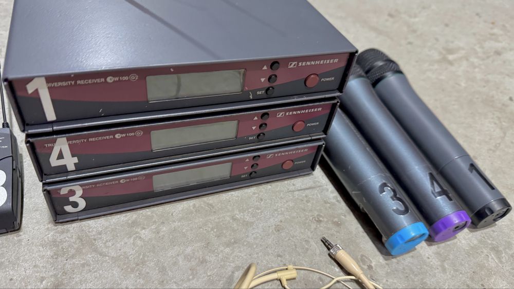 Оригінальний Радіомікрофон Sennheiser EW100 G2 + гарнітура та бодіпак