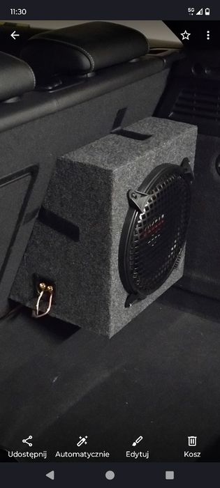 Obudowa głośnika  skrzynia subwoofera 25cm