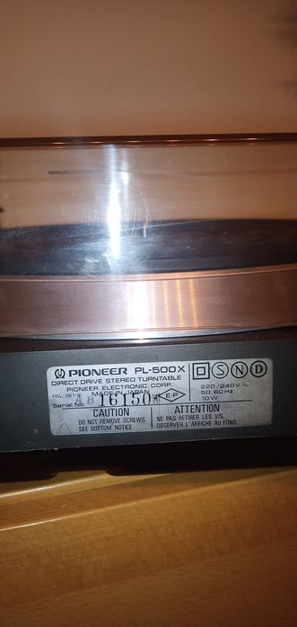 Gira discos Pioneer pl-500x