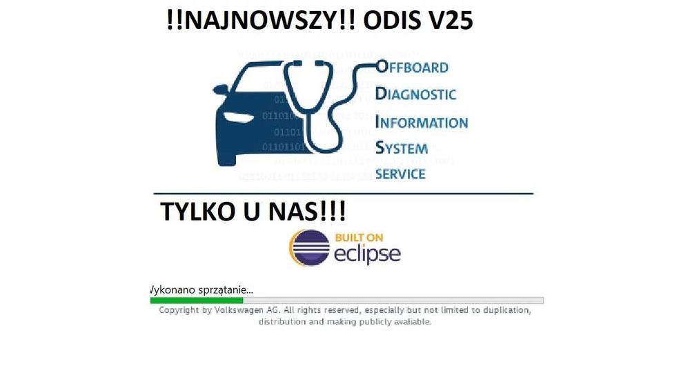NAJNOWSZY ODIS V25 Offline OnlineVW Audi Skoda Seat