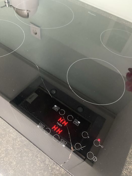 Placa vitrocerâmica whirpool