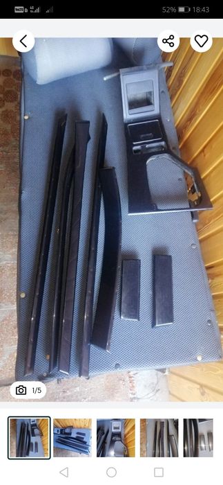 Декор салона, чорний графіт е39