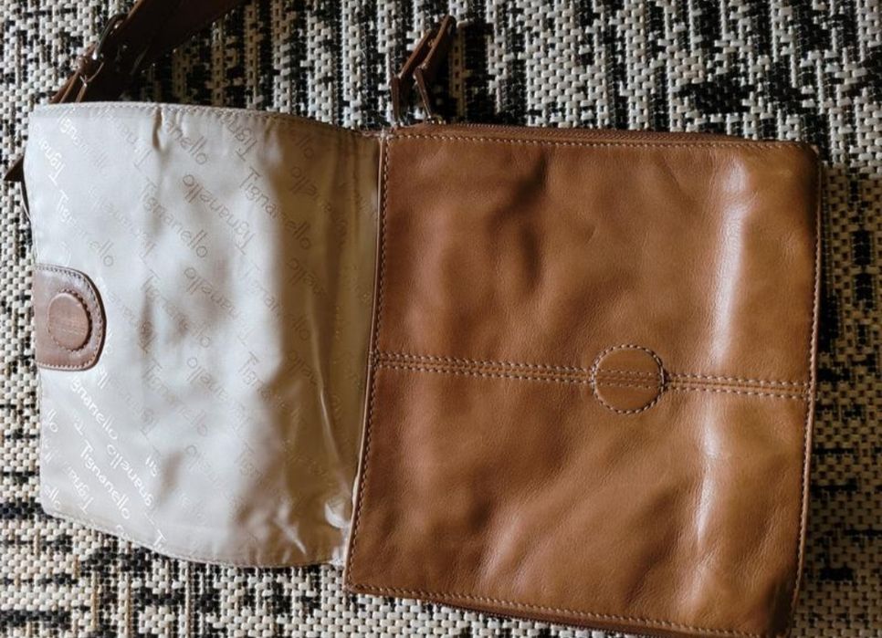 Шкіряна сумка, крос боді Tignanello