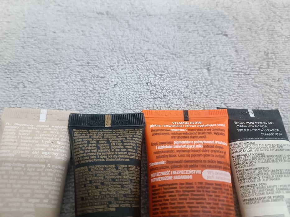 Zestaw podkładów lancome loreal revlon Maybelline fit me hean lirene