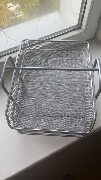 IKEA DOKUMENT Лоток для корреспонденции, серебро