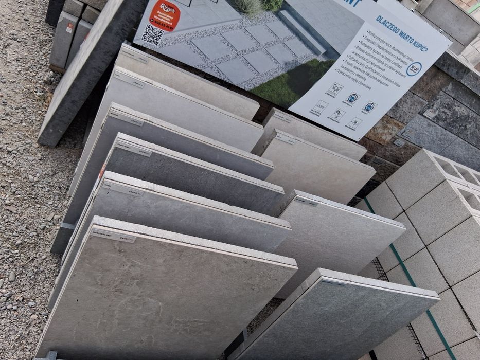Płyty ceramiczne na podjazdy 4 cm Płyty betonowoceramiczne gres gresy