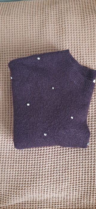 Sweter bordowy H&M xs
