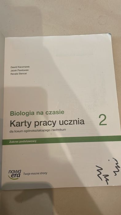 Biologia na czasie 2, podręcznik i karty pracy