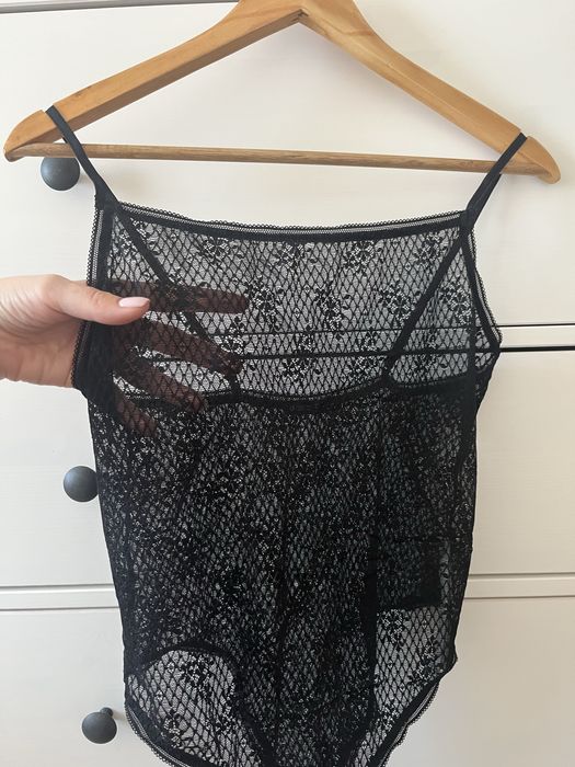 Body koronkowe czarne Oysho M