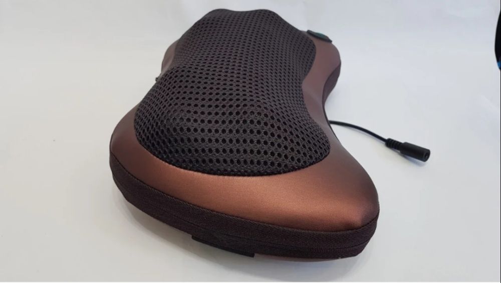 Роликовый массажер,подушка для спины и шеи Massage pillow GHM 8028, 8