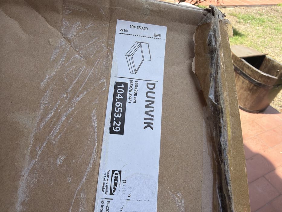 Capa / Cobertura para Cama Divã IKEA DUNVIK 160x200 cm – Gunnared Beige