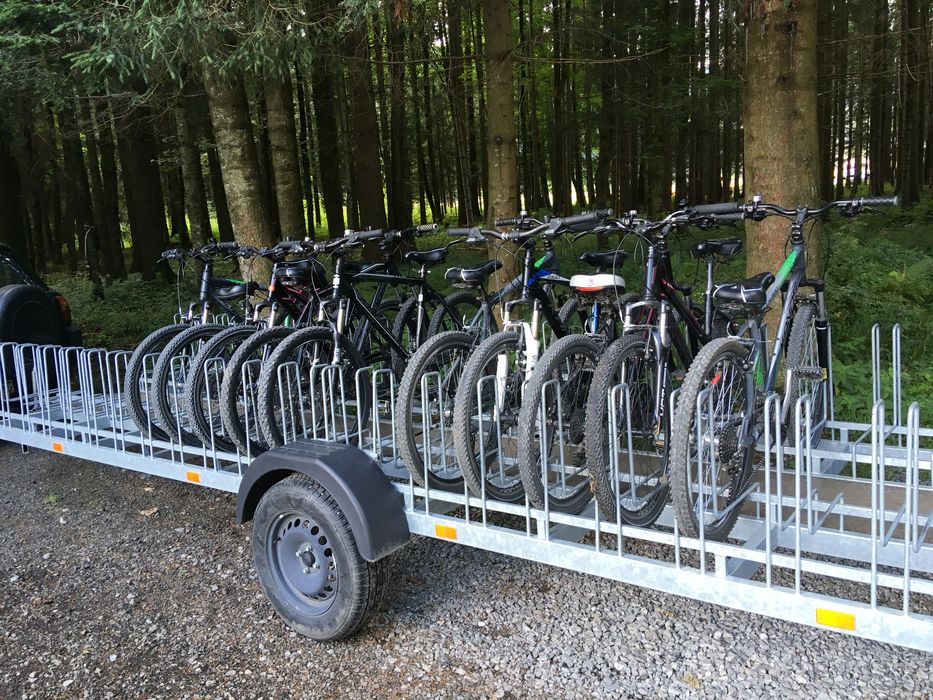 Przyczepa , przyczepka, do przewozu rowerów. MER 24 szt