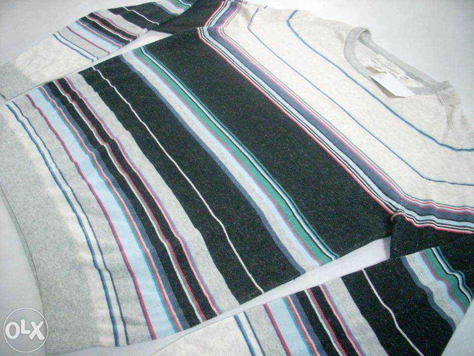 H&M LOGG sweter męski NOWY Bawełna L