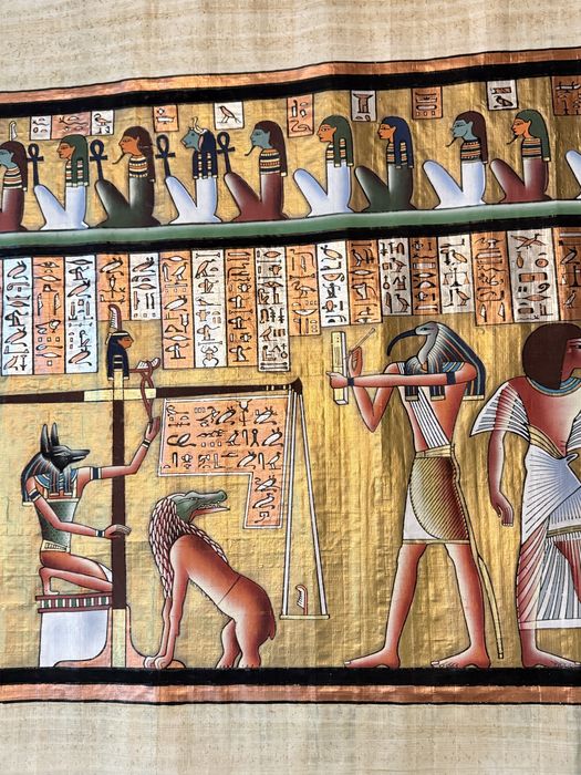 Papiro Egípcio Autêntico — “O Julgamento de Osíris”