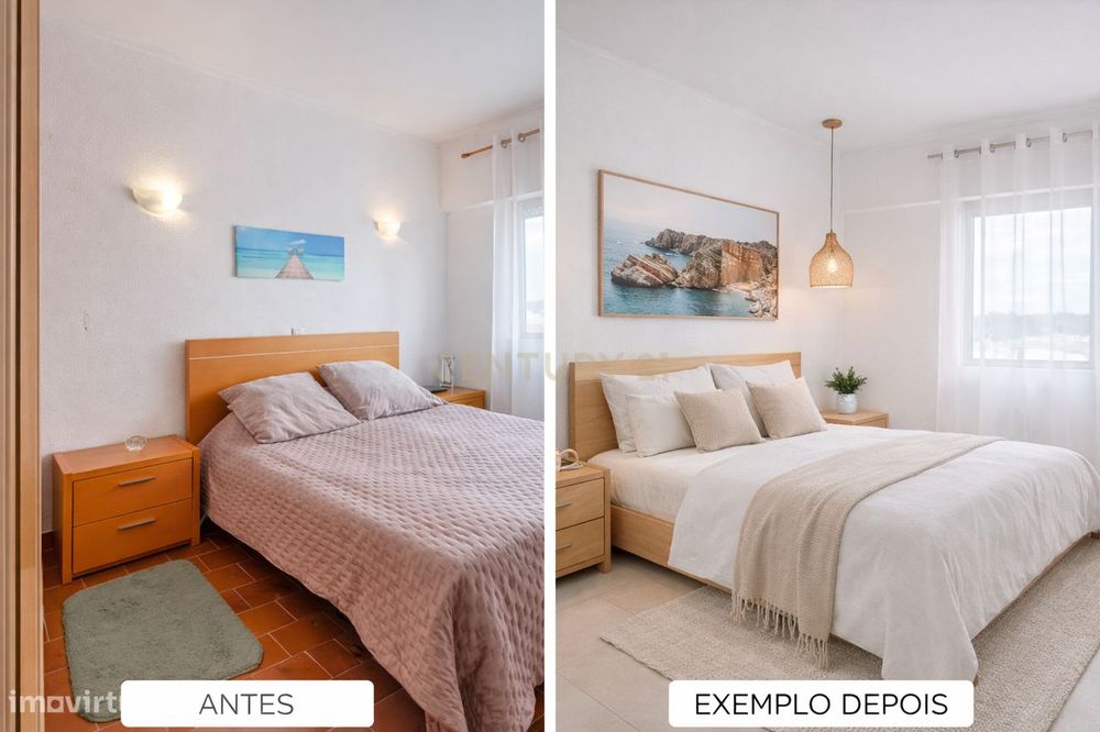 Apartamento T1 com varandas e vista mar no Parque das Amendoeiras — Vi