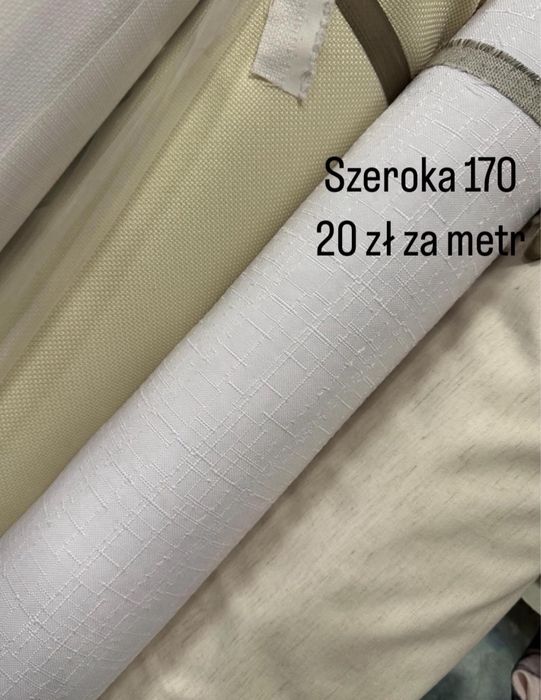 Tkanina obrusowa biała ,hela’