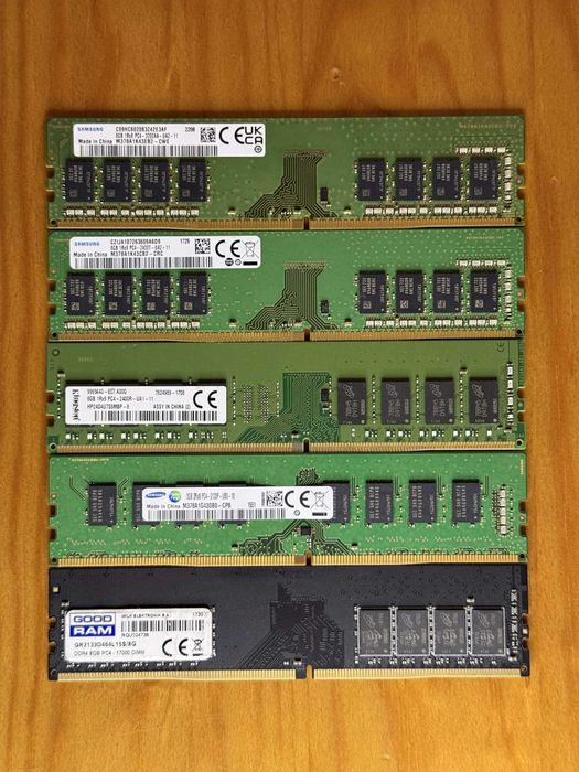 RAMs 8GB DDR4