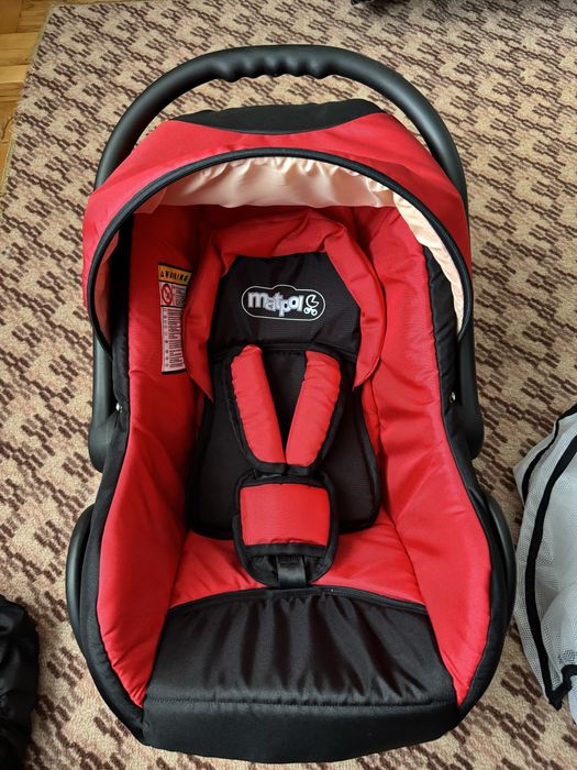 Nosidełko samochodowe Karwala Carlo 0-10kg czerwone