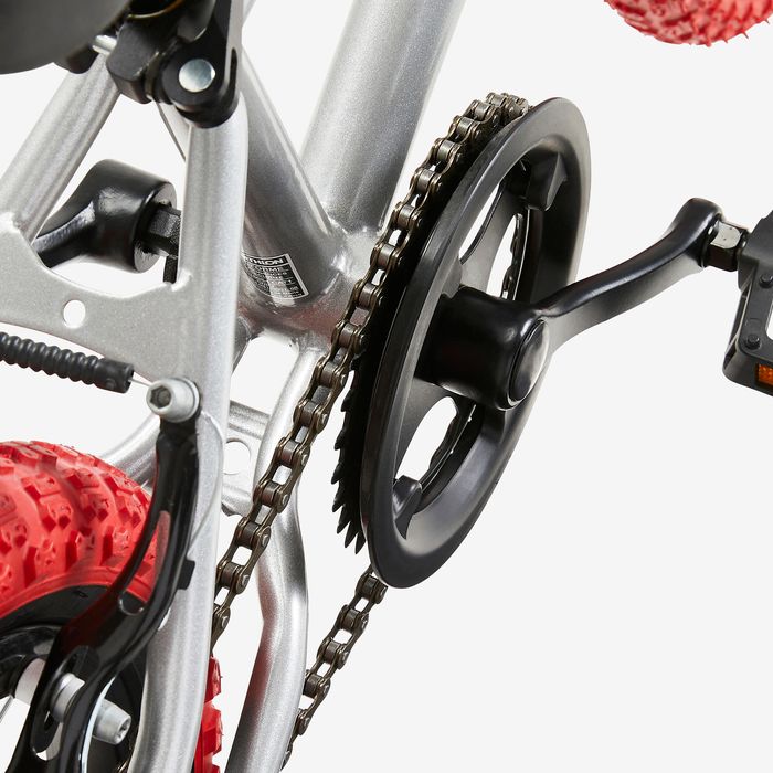 BICICLETA BMX 16" WIPE 500 5-7 ANOS CINZA