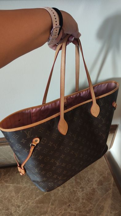 Torebka neverfull skóra naturalna shopperka duża