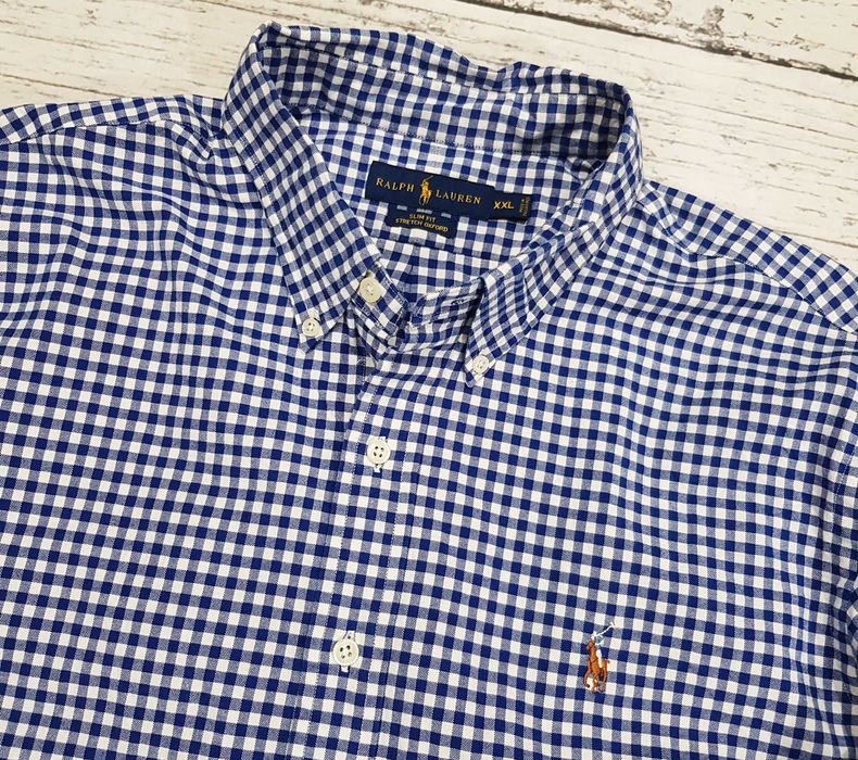 Ralph Lauren * slim fit * oxford * koszula * męska * idealna * XXL