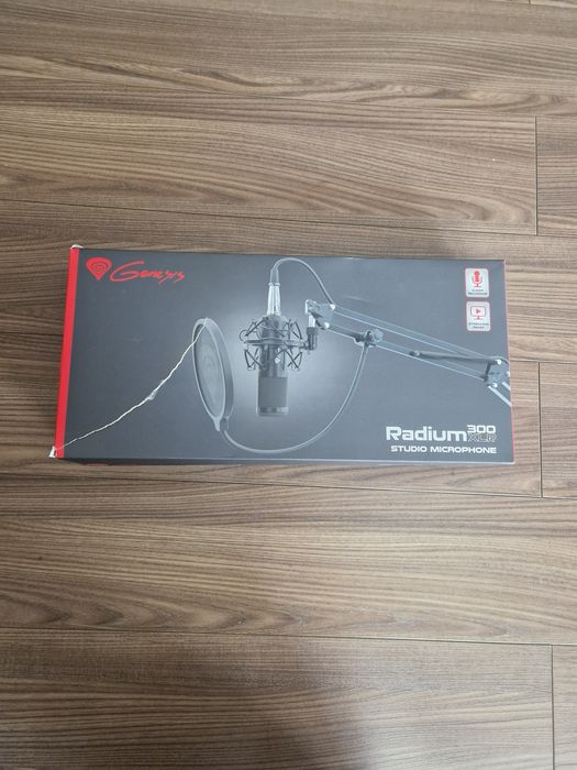 Mikrofon USB Genesis Radium + ramię | sprawny