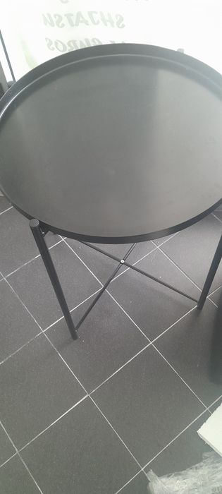Mesa de apoio preta
