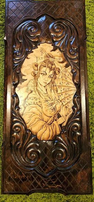 ручная работа нарды 68*30 см