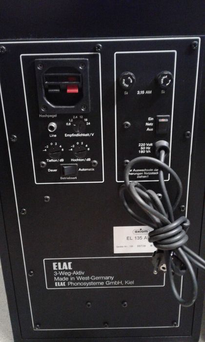 ELAC EL-135 ACTIVE,kolumny aktywne