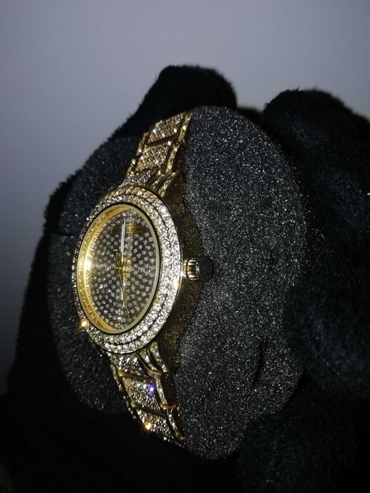 Relógio Iced Out Michael Kors Drip Cravejado