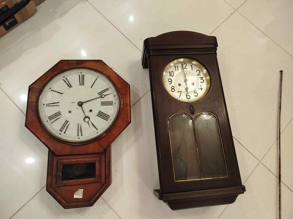 Stary zegar wiszący zabytkowy junghans Gustaw Becker