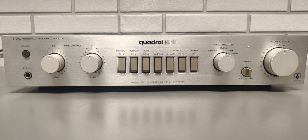 Wzmacniacz LUXMAN L-1A/ QUADRAL. Hi-fi stereo