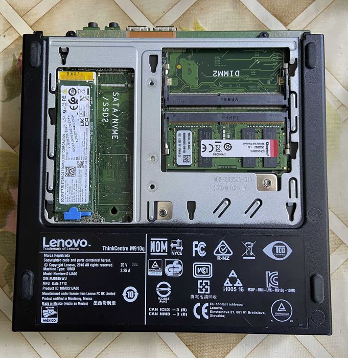 Продам Lenovo ThinkCentre M910q Tiny  i5-6500T 16GB SSD 128GB M.2 NVMe Windows 11 Pro офіційний Укр.