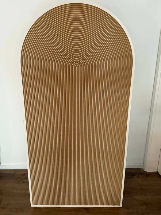 Ścianka dekoracyjna ryflowana MDF 180x90