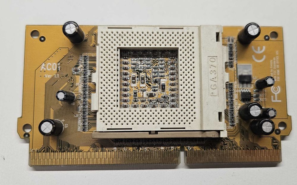 Adapter przejściówka Slot1 na Socket 370 Retro PC